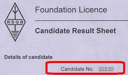 Foundation Pass Candidate Number Foundation Pass Candidate Number