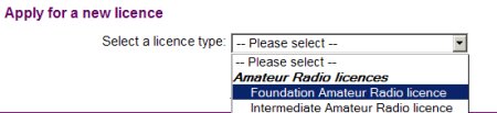 Apply for Foundation Licence Apply for Foundation Licence