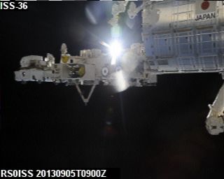 Image from ISS 10:20BST 05 Sept 2013