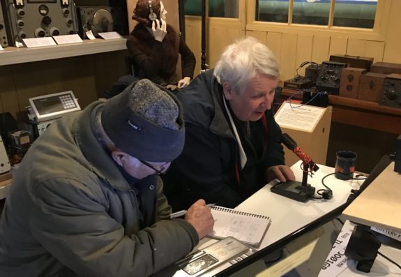 Tim Wander on-air as GB952MT from the Marconi Hut