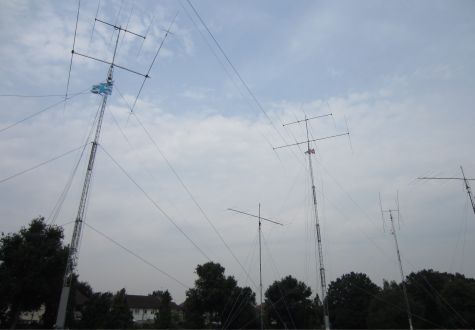 The antenna farm for 2o12L in Greenwich The antenna farm for 2o12L in Greenwich
