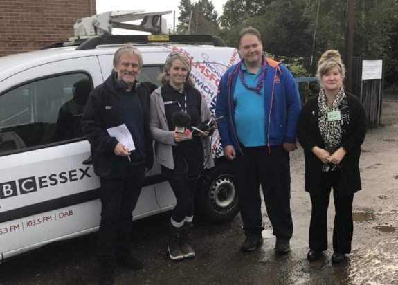 BBC Essex kicking of the JOTA 2019 at Belchamps