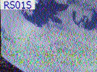 Arissat Image Image captured from the ARISSat Ham Radio Satellite