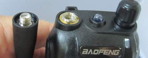 Baofeng UV-B6 Antenna Connector