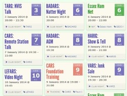 Essex Ham Events - Posterboard View