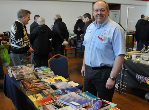 Steve M1ACB, RSGB Deputy Regional Manager for Suffolk on the RSGB bookstall