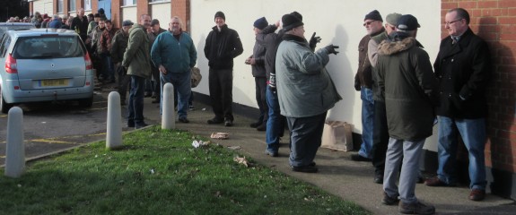 Queues at the Canvey Rally 2015