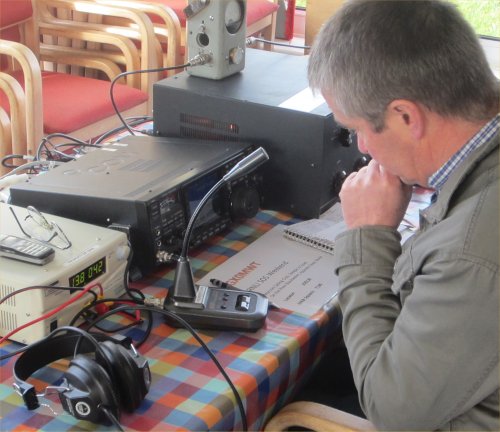 Jim 2E0RMI, working GB0RNLI from GX0MWT