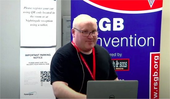 Kjetil Vinorum LB4FH at the RSGB Convetion 2025