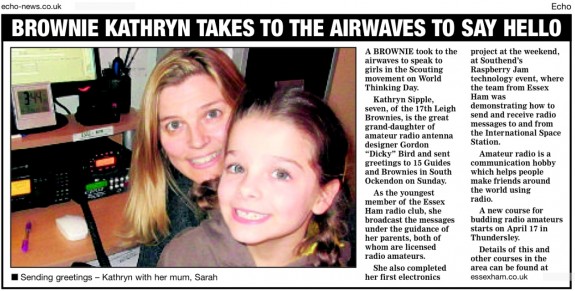 From the Southend Echo 27 Feb 2015 www.echo-news.co.uk