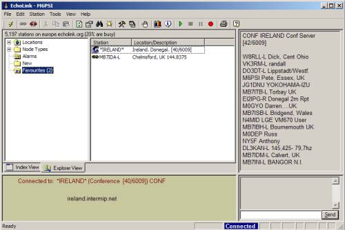 Echolink Screenshot Echolink Screenshot