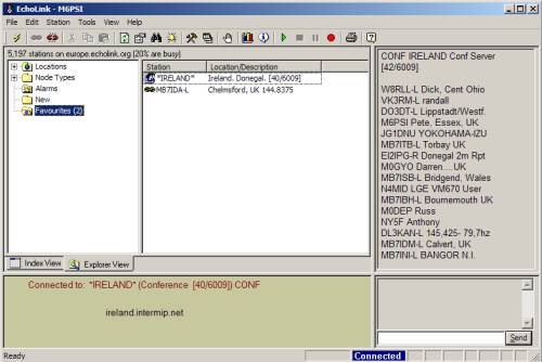 Echolink Screenshot