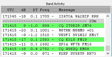 jt65 hf or wsjtx