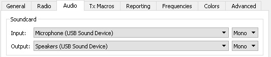 WSJT-X Settings screen (audio)