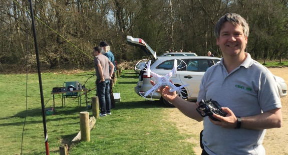 Pete M0PSX's slightly less impressive drone