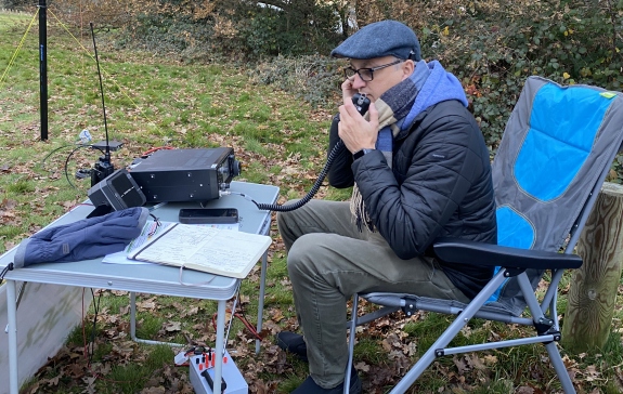 Andrew M0ONH's transatlantic QSO