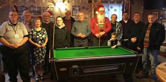 Some of the Essex Hams who gathered in Galleywood in December 2015