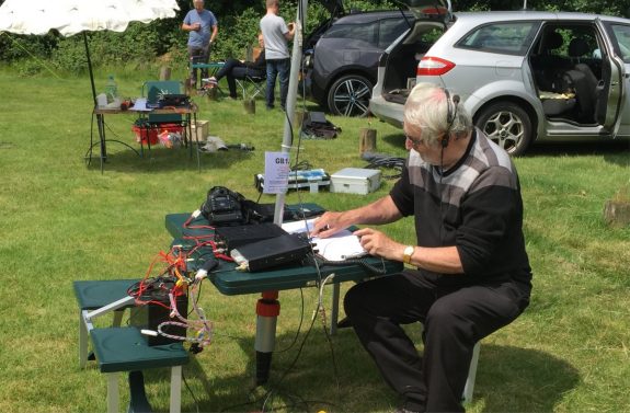 Peter G1FOA working 2m USB at Galleywood Common