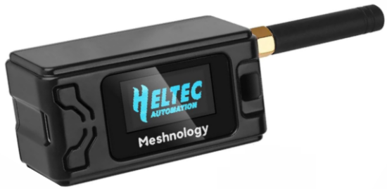 A basic Heltek v3 in case, great for getting started with Meshcore