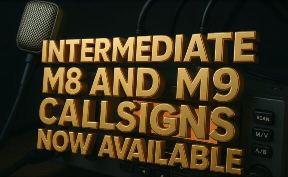 Intermediate M8 and M9 callsigns now available
