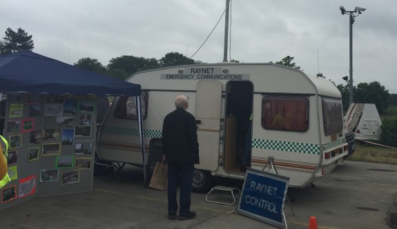 East Suffolk RAYNET Control at the Ipswich Rally 2015