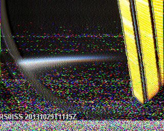 ISS SSTV Image from 1115 29 Oct 2013