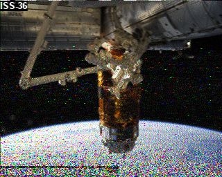 ISS sending SSTV 04 Sept 13