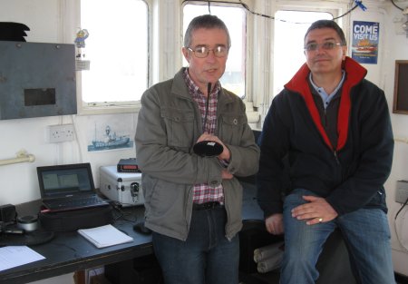 Jim 2E0RMI and Steve G8GKA on the LV18 Jim 2E0RMI and Steve G8GKA on the LV18