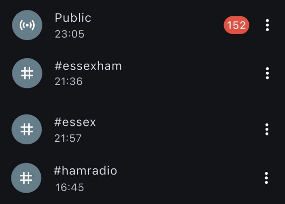 Meshcore Channel List 