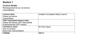An Ofcom Foundation Licence