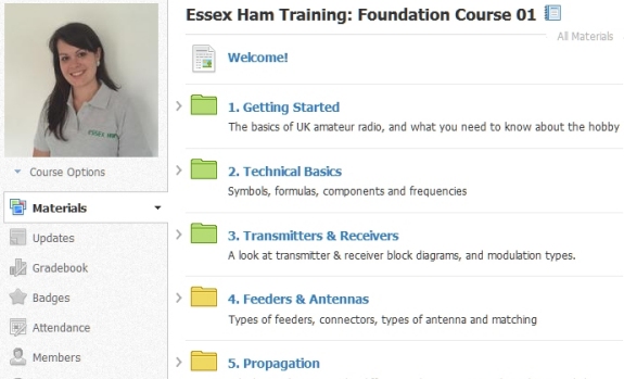 Essex Ham's Online Foundation Training Course