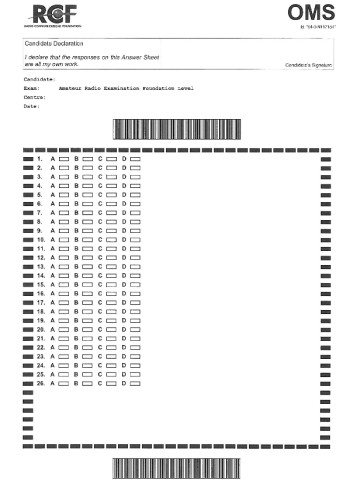 New-look Foundation Licence Certificate