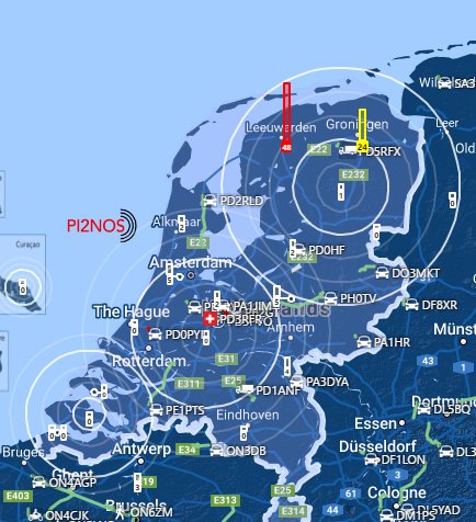 Repeaters Near Me Map Access Netherlands Repeater On 70Cm | Essex Ham