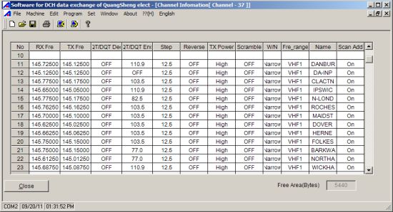 Quansheng Programming Interface