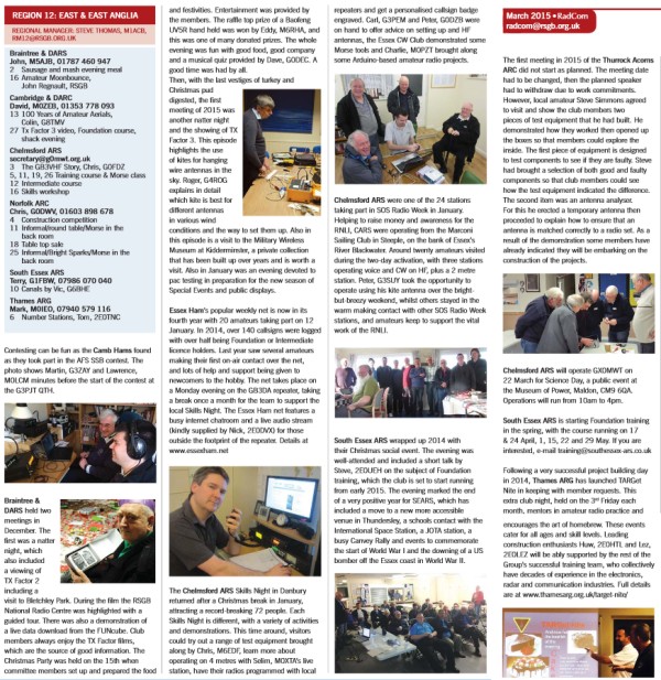 RadCom Region 12 News - March 2015