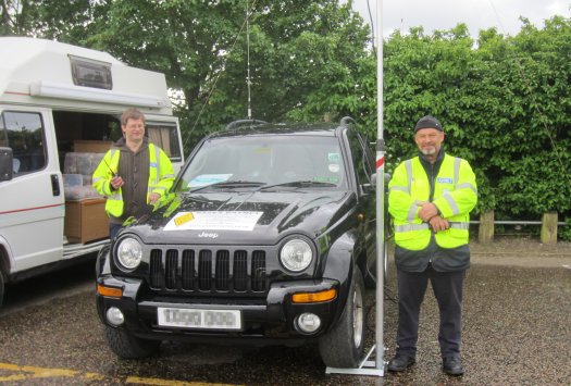 Mike G4TVP and Mark M6RKC at the starting point