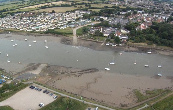 Aerial shot from Den M6NSX's drone