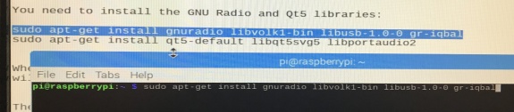 Raspberry Pi GQRX readme