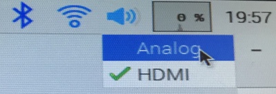 Raspberry Pi Audio Output selector