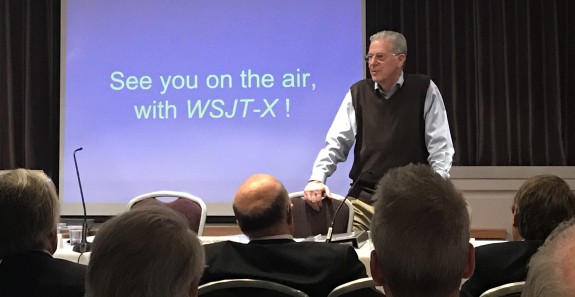 Joe Taylor K1JT at the RSGB 2018 AGM