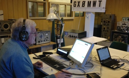 John Yates operating GB100MWT at Sandford Mill