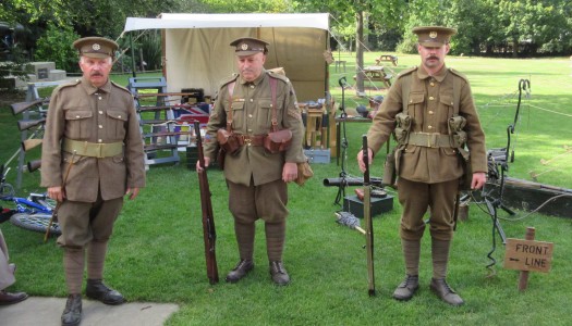 Essex Regiment reenactment at Oaklands Museum