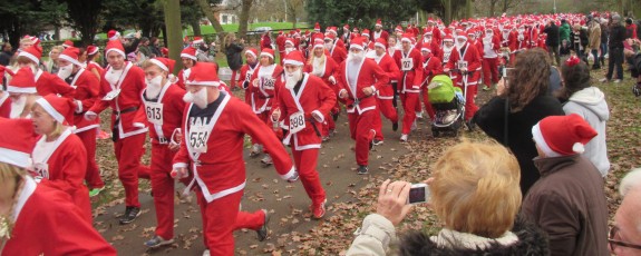 Farleigh Hospice Santa Run 2014