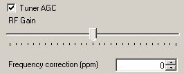 SDR# RF Gain Setting