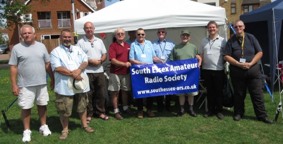 Some of the team operating at Bay Museum - 03 August 2014