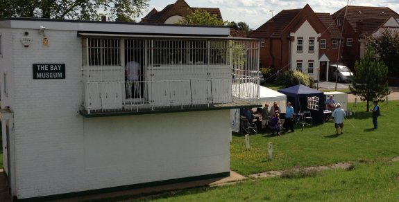 Canvey's Bay Museum, with the SEARS gazebos