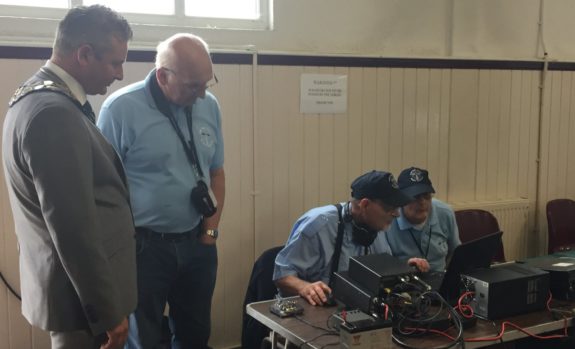 SEARS demonstrating Morse at the Canvey Community Archive, September 2016