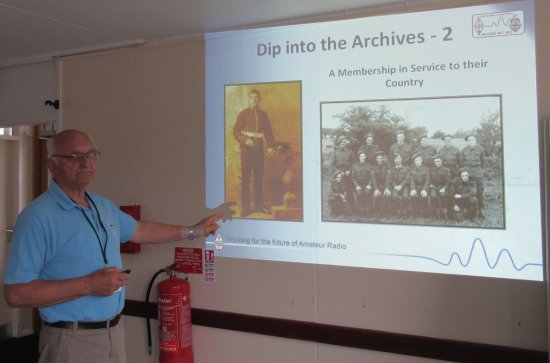 Dave G4UVJ - RSGB Wartime Archives talk at SEARS