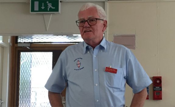 Vic G6BHE, RSGB DRM at the SEARS Club Night June 2016