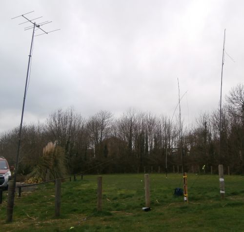 Antenna Farm for the Shoebury 2m Activation Event